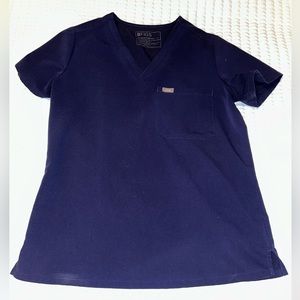 Navy blue Figs scrub top